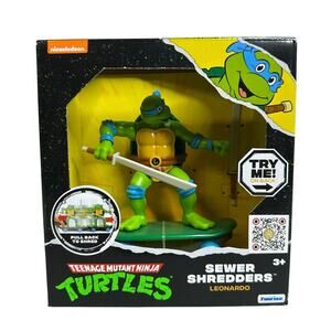 Teenage Mutant Ninja Turtles 5in Leonardo Sewer Shredders Skateboard Classic New